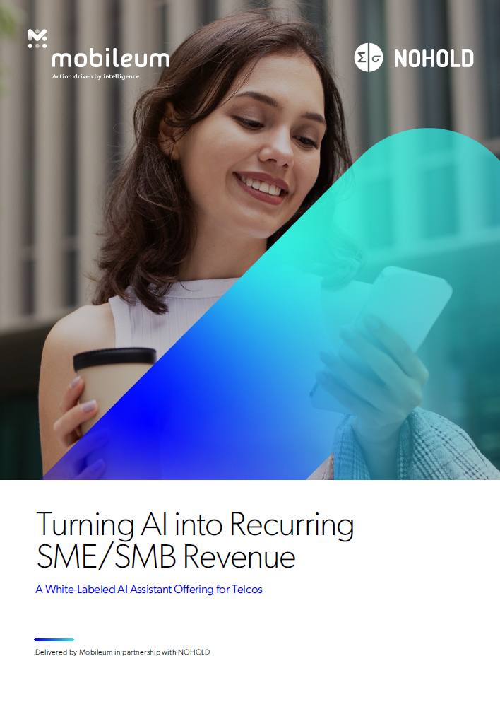 Mobileum-NOHOLD AI Assistants SME SMB - Cover